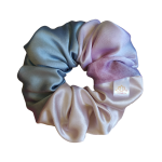 Jedwabna malowana Scrunchie NIEBO I