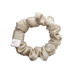SZAMPAŃSKA jedwabna scrunchie mini 