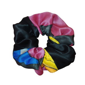 Jedwabna malowana Scrunchie BARWNA KENIA II