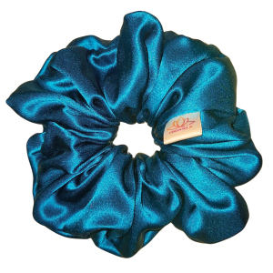 MORSKA jedwabna scrunchie maxi